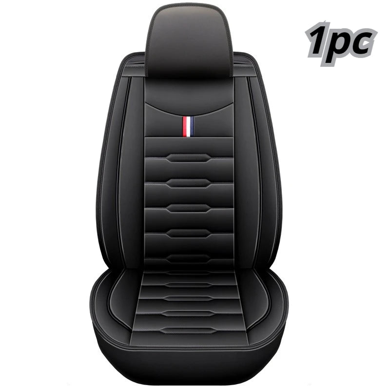 5- Seater Full Seat Universal Car Seat Cover, Breathable and Waterproof Faux Leather Automotive Seat Covers for Cars SUV Sedan