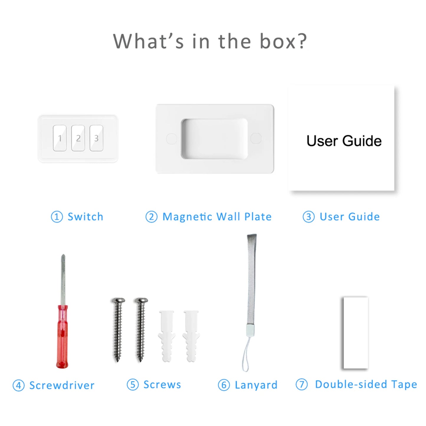 LoraTap ZigBee US Scene Switch Works with Tuya/Smart Life Alexa/Google Home Wireless Remote for Smart Home Automation