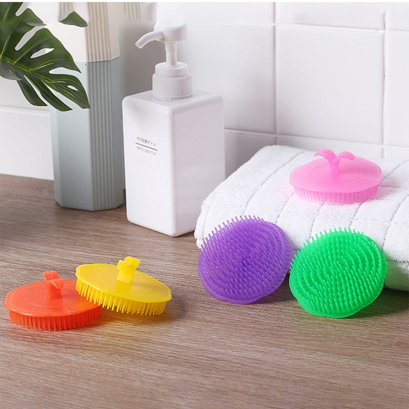 Shampoo Brush Adult Scalp Massage Brush Men and Women Soft Glue Bathroom Shampoo Comb Long Hair Washing Hair Scalp Head Massage