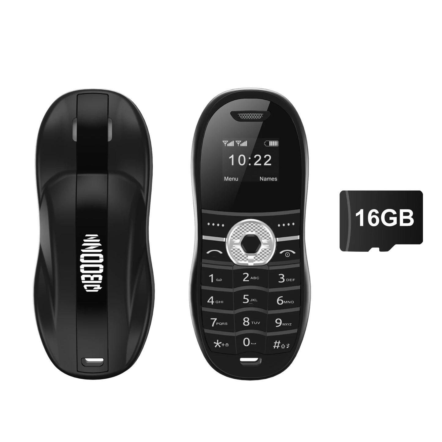 SERVO X18 Mini Sports Car Mobile Phone 2G GSM Call Recording Magic Voice Blacklist Dual SIM Standby Cute Backup Kids Cellphones
