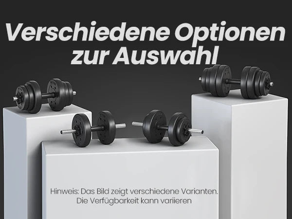 SONGMICS 2-in-1 dumbbell 2x10 kg dumbbell set for home, 1 pair