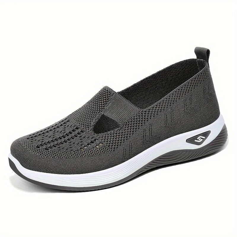 Women's Sneakers Breathable Slip on Walking Shoes Mesh Low Top Ladies Vulcanized shoes Soft Sole Lightweight Casual Shoes