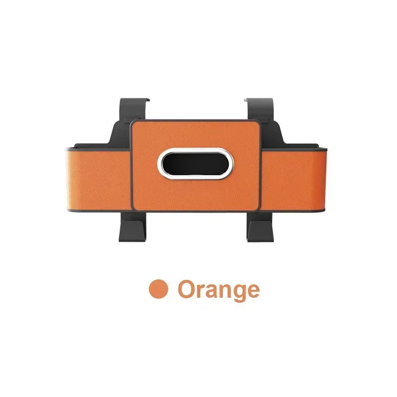 Multifunctional Car Organizer Rear Drainage Holder Storage Hanging Box In Car Bag For Stowing Tidy With Phone Tissue Cup Holder