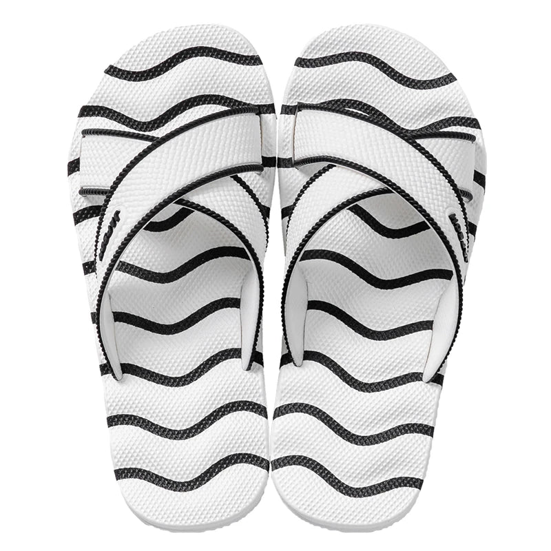 Couple Style Men's and Women's New Summer Beach Shoes Lightweight Flip-Flops Non-Slip Large Size Slippers Thick-Soled Anti-Odor