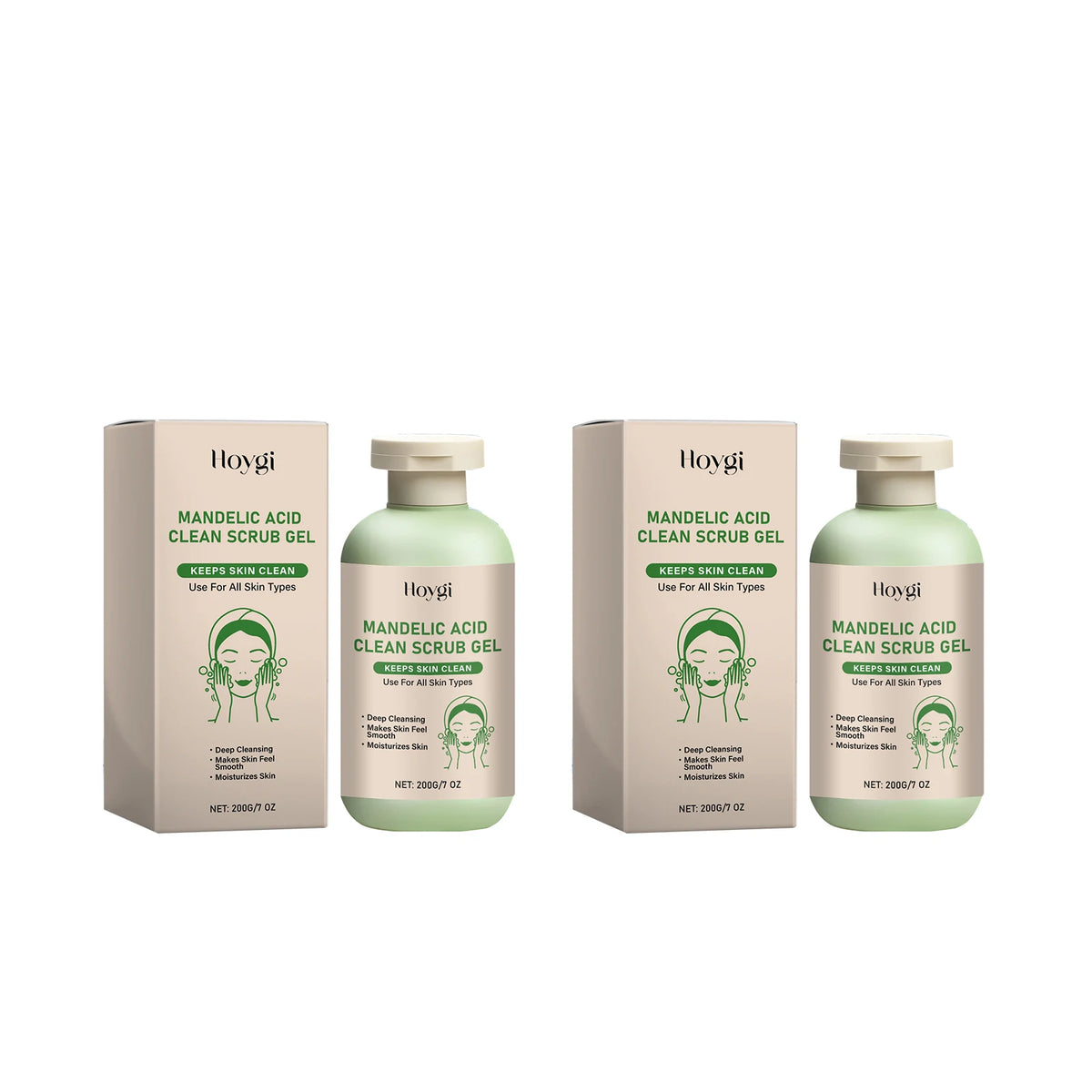 Mandelic Acid Body Exfoliating Gel Gentle Exfoliation Lasting Moisture Cleaning Remove Dead Skins Smooth Skin Cleans Scrub Gels