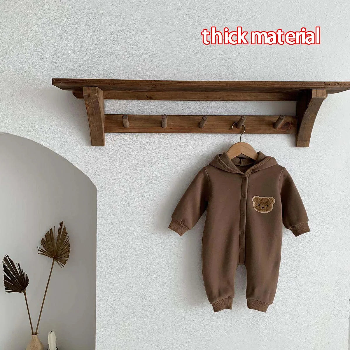 Autumn Winter Newborn Baby Clothes Letter Print Boy Romper Warm Infant Girl Soft Fleece Jumpsuit Pajamas 2023 Bodysuit for 0-24M