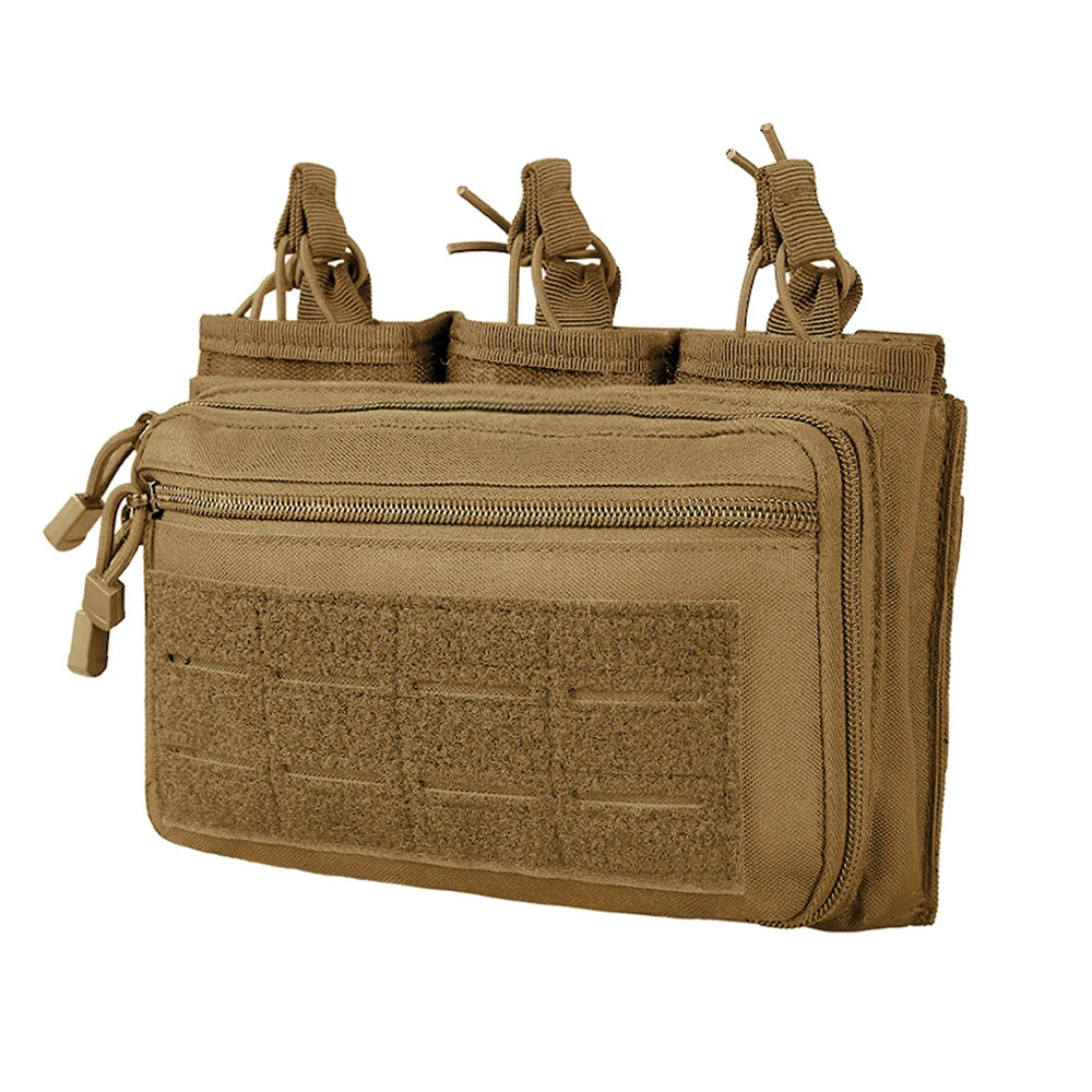 Molle Magazine Pouch Triple Mag Bag Rifle Mag Admin Pouch EDC Bag Universal Cartridge Holder Hunting Bag for M4 M14 M16 AK AR