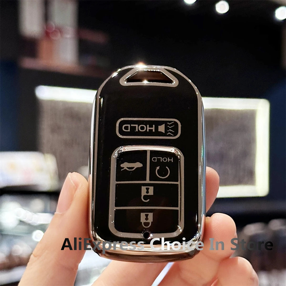 Soft TPU Key Fob Cover for Honda Accord Civic Cr-V Hr-V Fit Odyssey Jed Crosstour Crider Car Accessories