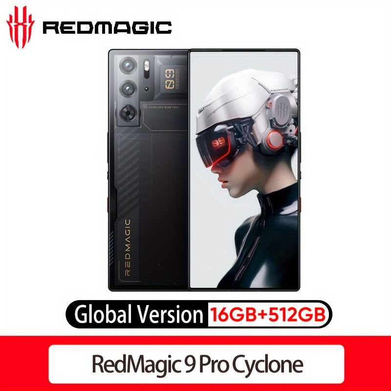 Global Version RedMagic 9 Pro 5G Smartphone Gaming Phone Snapdragon 8 Gen 3 6500mAh Battery 80W Fast Charging Esports Phone With US Charger