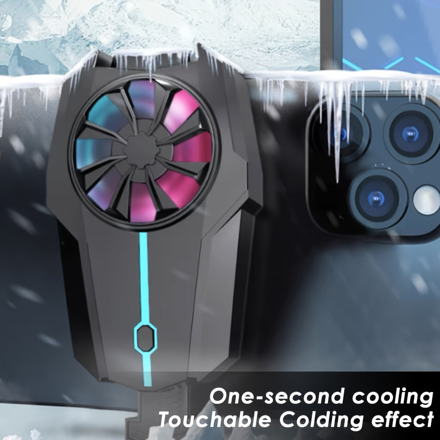 Supreme Gaming Radiator - Dual Cooling System for Ultimate Performance - Fits All iPhones & Androids, RGB Lights, USB Charging - Universal Smartphone Compatibility