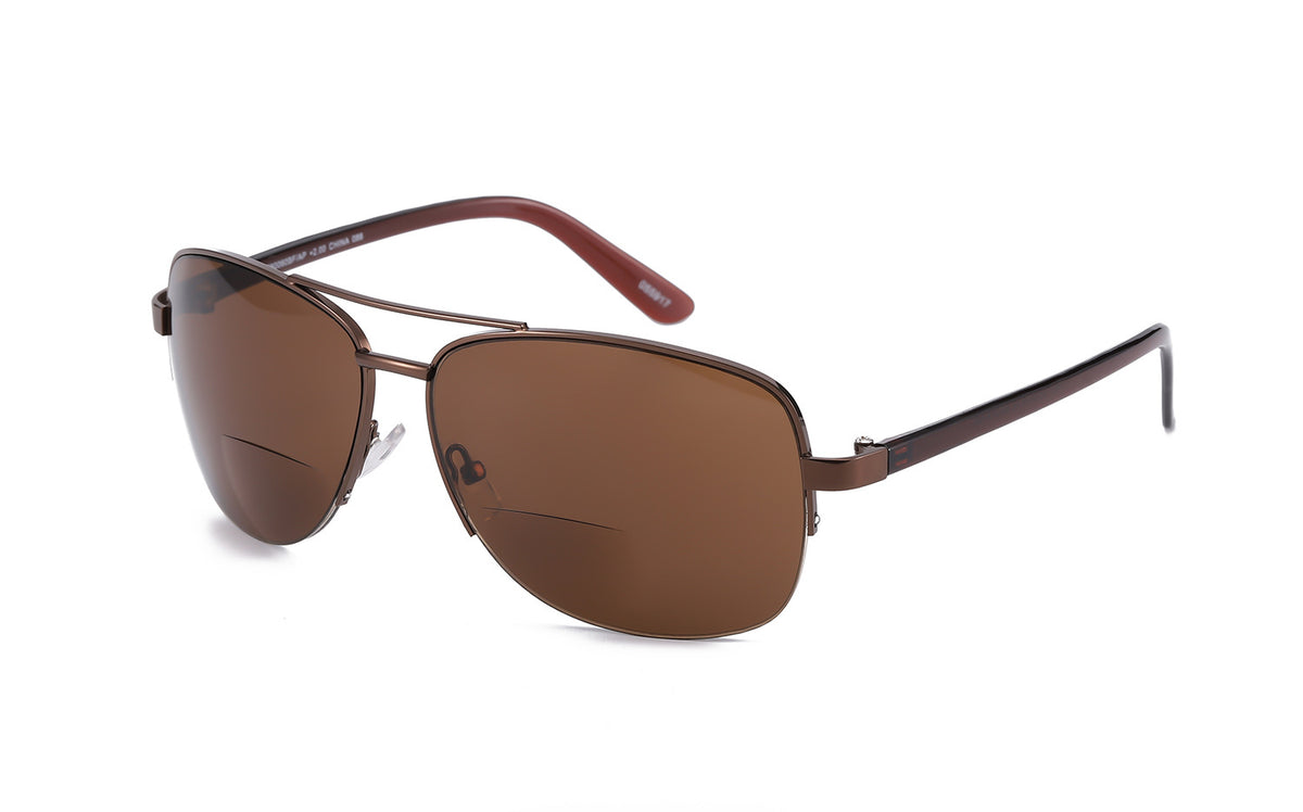 Bifocal Pilot Reading Glasses for Women Men | See Near & Far | Farsighted Sunglasses