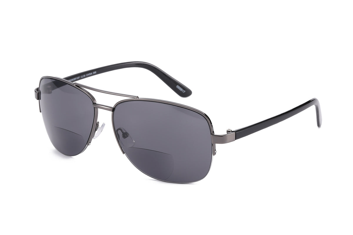 Bifocal Pilot Reading Glasses for Women Men | See Near & Far | Farsighted Sunglasses