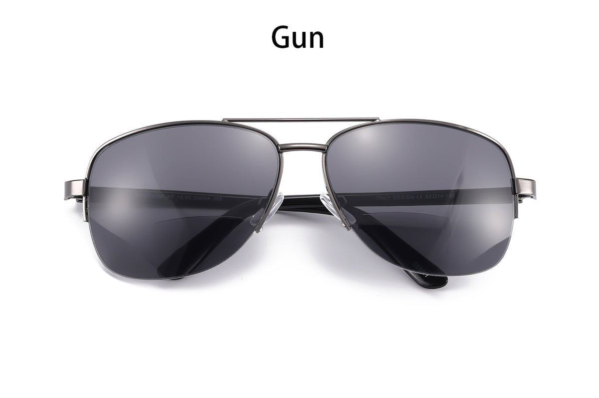 Bifocal Pilot Reading Glasses for Women Men | See Near & Far | Farsighted Sunglasses
