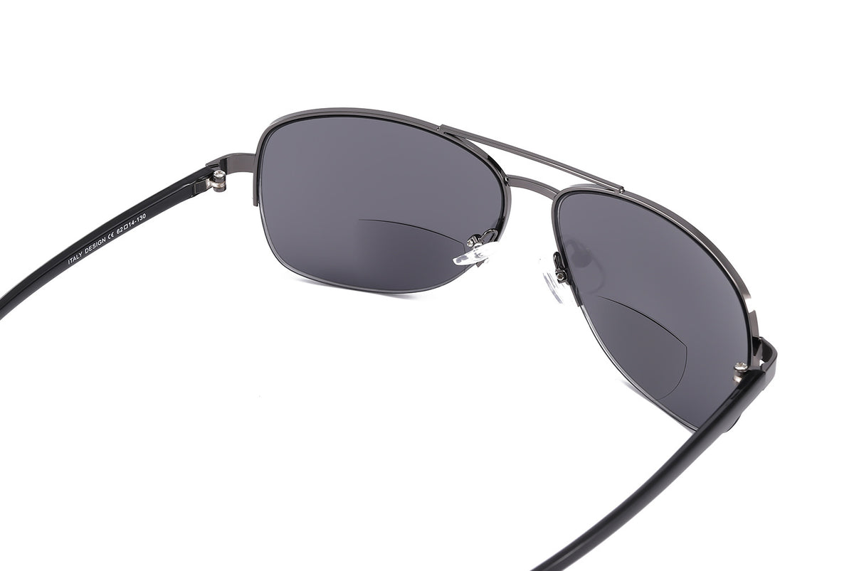 Bifocal Pilot Reading Glasses for Women Men | See Near & Far | Farsighted Sunglasses