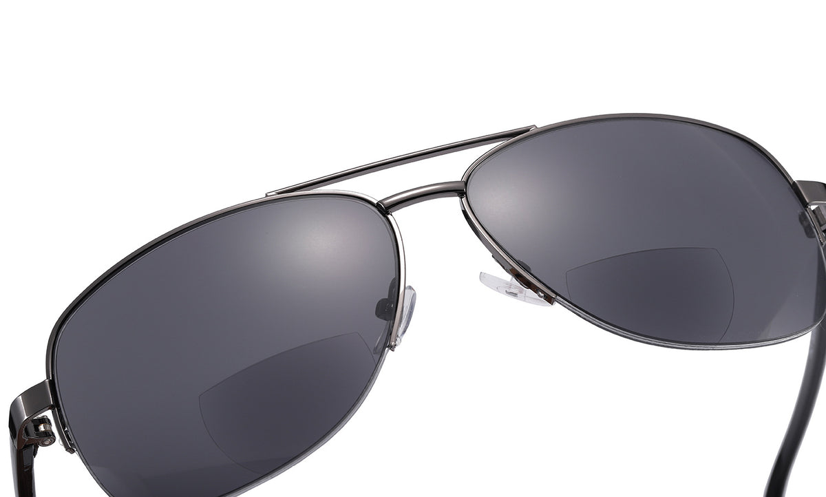 Bifocal Pilot Reading Glasses for Women Men | See Near & Far | Farsighted Sunglasses