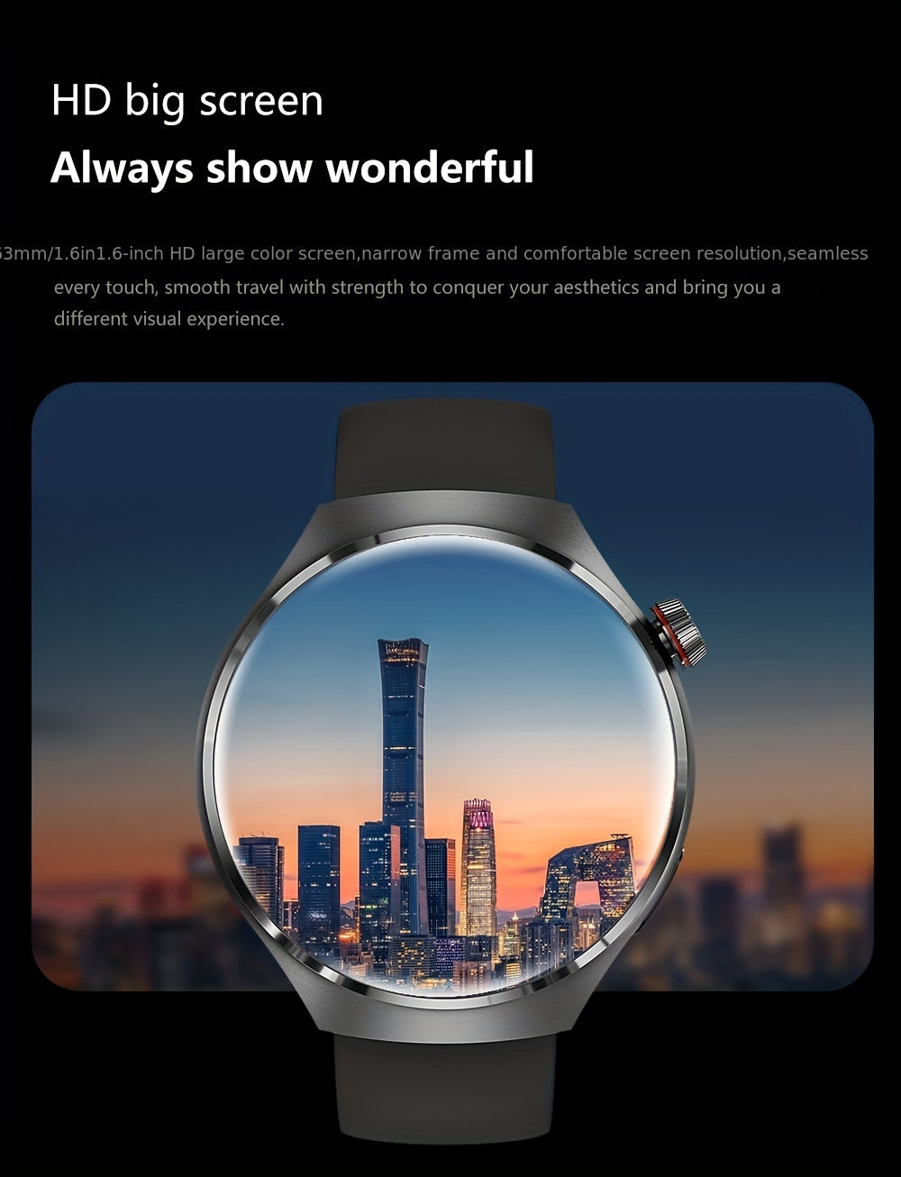 GT4 Pro Smart Watch Men's Watch GT4 Pro AMOLED High Definition Screen Wireless Call GPS Sports Tracker NFC Smart Watch New