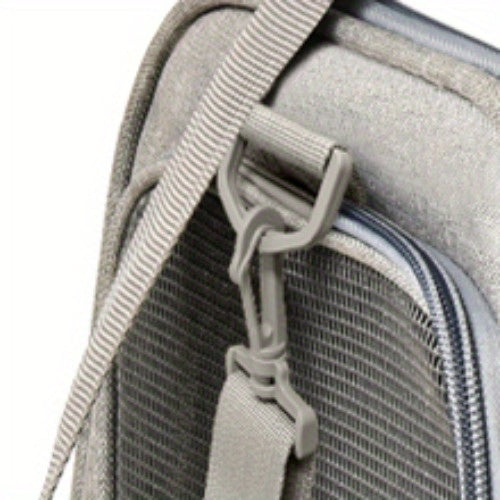 Portable Foldable Soft Sided Collapsible Travel Cat Cage & Dog Crate - TSA Airline Approved Carrier for Small to Medium-sized Cats & Puppies Under 15 lbs, Grey, Easy to Assemble, Durable, Breathable, and Spacious Pet Kennel f