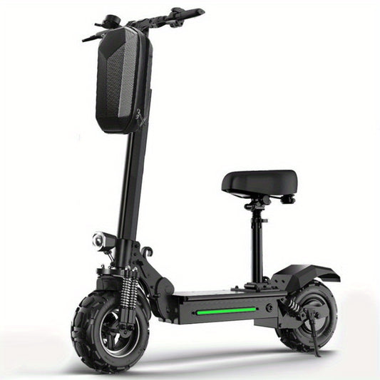 Waterproof Electric Scooter Bag - Hard Shell EVA, Folding Bike Handlebar Attachment, Durable and Portable for Daily Commute