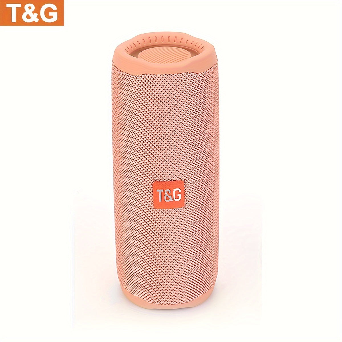 [Wireless Speaker] T&G 365 Wireless Speaker - Portable Wireless Speaker with LED Light, Built-in Microphone, Surround Sound - Supports Audio Cable, Micro SD/TF Card, PC, Smartphone or Tablet, USB Port, Tabletop Mounting, Butt