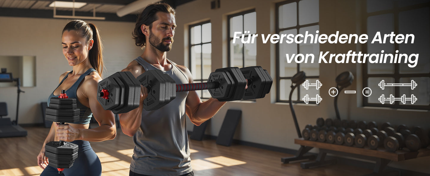 SONGMICS dumbbell set dumbbells Hexagon Short dumbbell set Workout Fitness Training Weightlifting