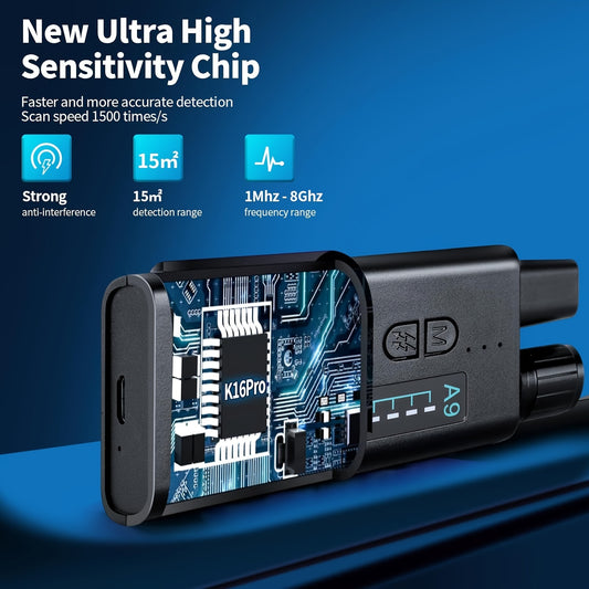 1pc Thanksgiving Day Gift Hidden Camera Detector, Portable A9 Device GPS Tracker Detector Privacy Protector RF Signal Detector Wireless Hidden Device Bedroom Hotel Office Detector Only Infrared Sensing Function, No Wireless S