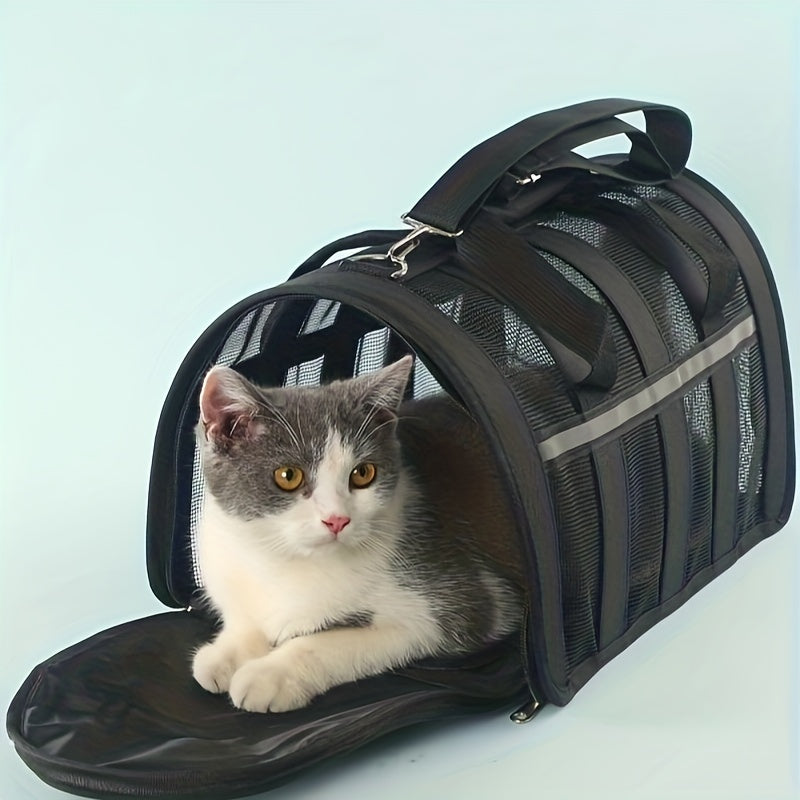 Dog Carrier, Cat Carriers, Airline Approved Pet Carrier, For Small Medium Dogs Cats Puppies, Collapsible Soft Sided Travel Puppy Carrier Bag