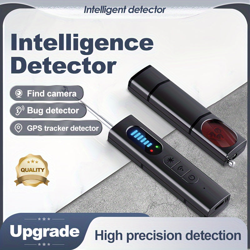 T15 Camera Detector Portable Privacy Protection Device With Vibration Alarm Infrared Scan Signal Detection Detection Gps Tracker Wifi Camera Bug Only Infrared Sensing Function, No Wireless Signal Transmission Function