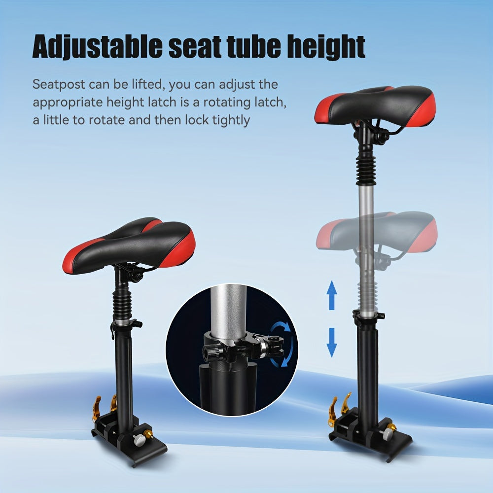 Suitable for Xiaomi M365/1S/Pro Electric Scooter, No-drill Upgrade Model Foldable Soft Bag Seat Cushion