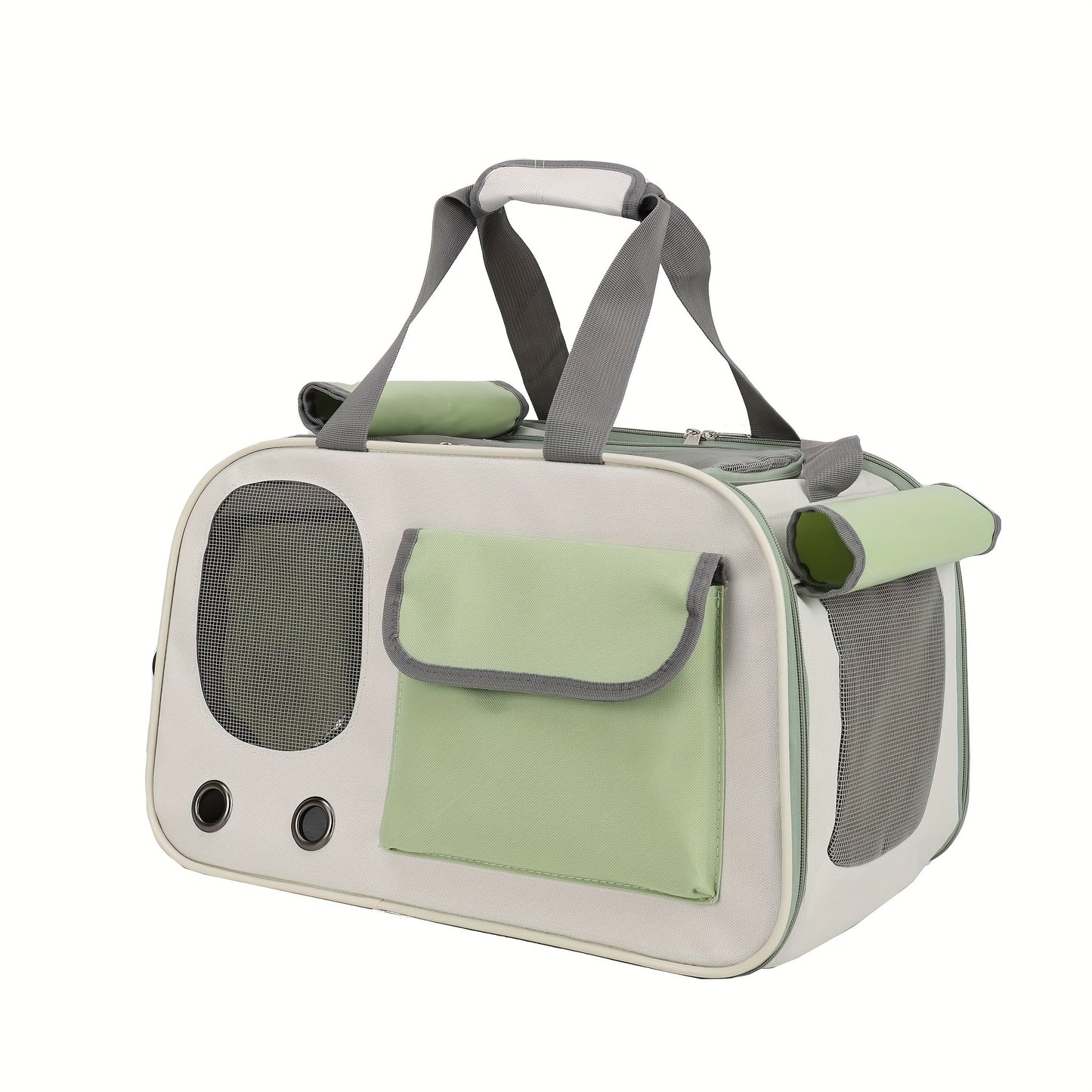 1pc Portable Pet Carrier Bag, Fashionable & Ventilated, Foldable Single Shoulder Space Capsule For Cats & Small Dogs, Easy Travel