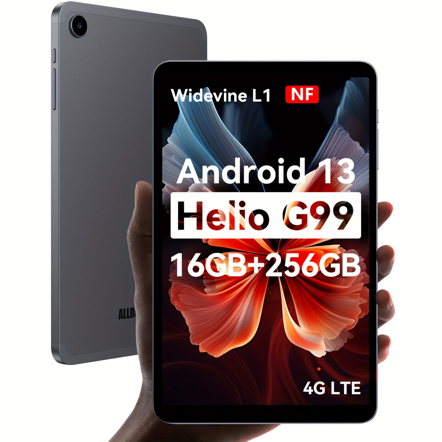 8.4 Inch Tablet 16 (8+8)+256GB Helio G99 For Android 13 With Widevine L1 NF By ALLDOCUBE, IPlay50 Mini Pro NF, FHD+ 1920×1200 Incell IPS, For Android13 Pad, ROM 512GB Expandable, 5MP/13MP 4G LTE/5G WiFi/Wireless 5.2, GMS/GPS