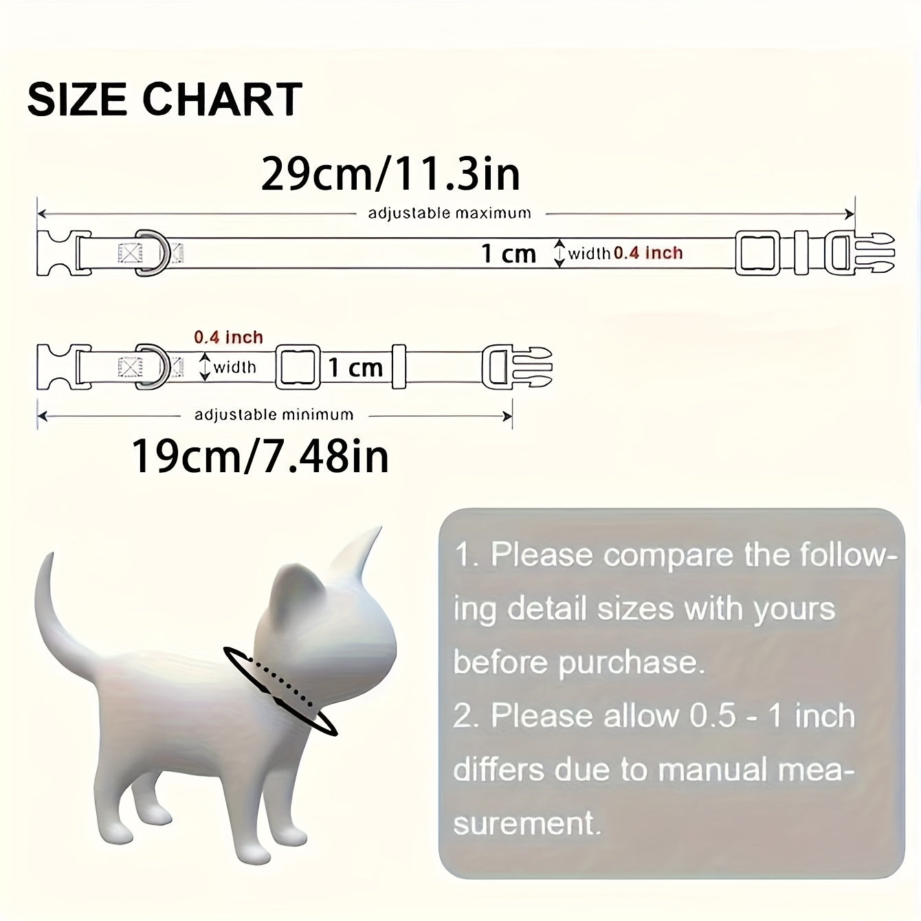 Reflective GPS Cat Collar - Airtag Device Holder With Bell For Kittens - Christmas Gift