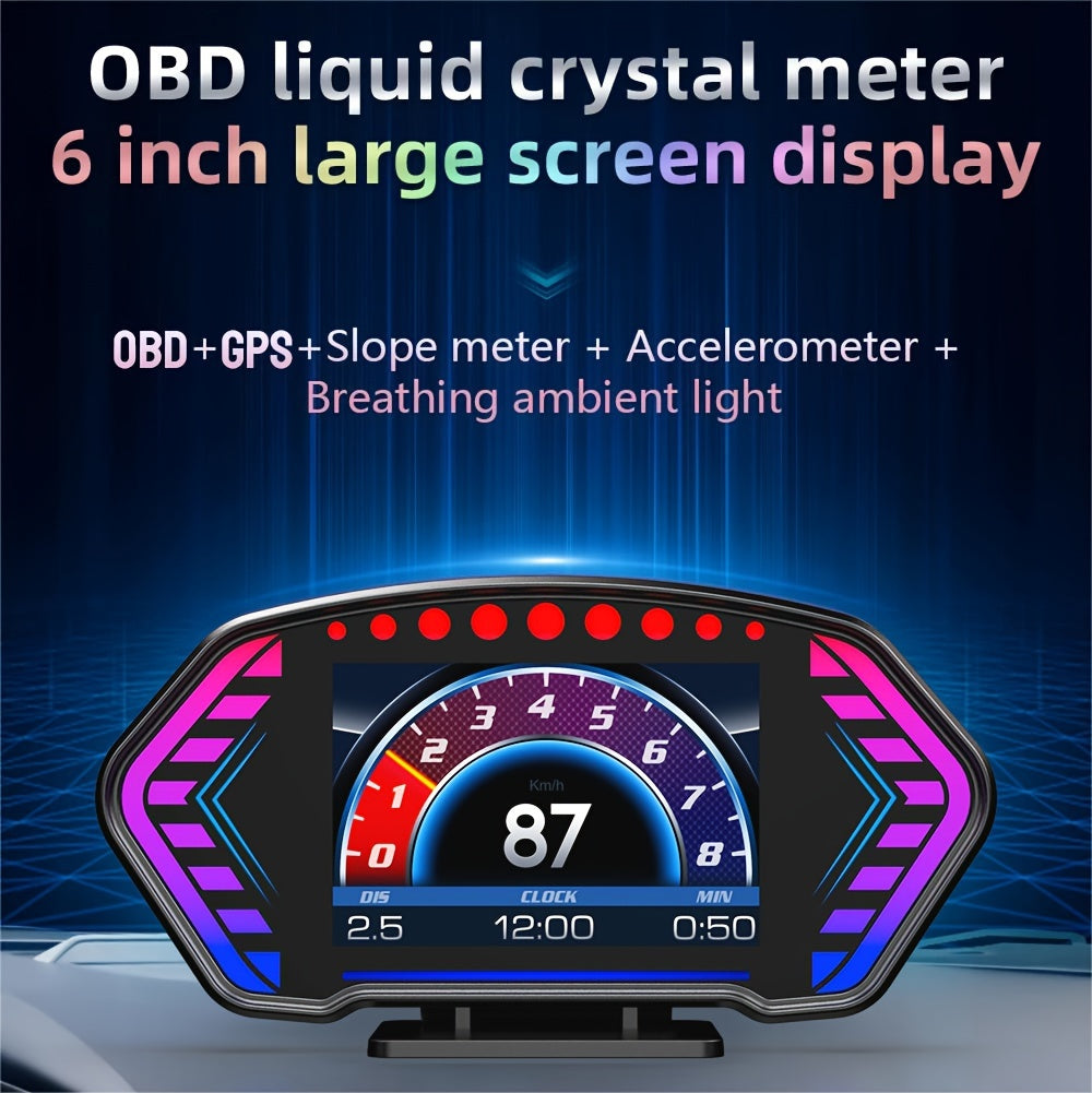ANCEL P3 OBD2+GPS Universal Head-Up Display HUD OBD Meter Digital Projector