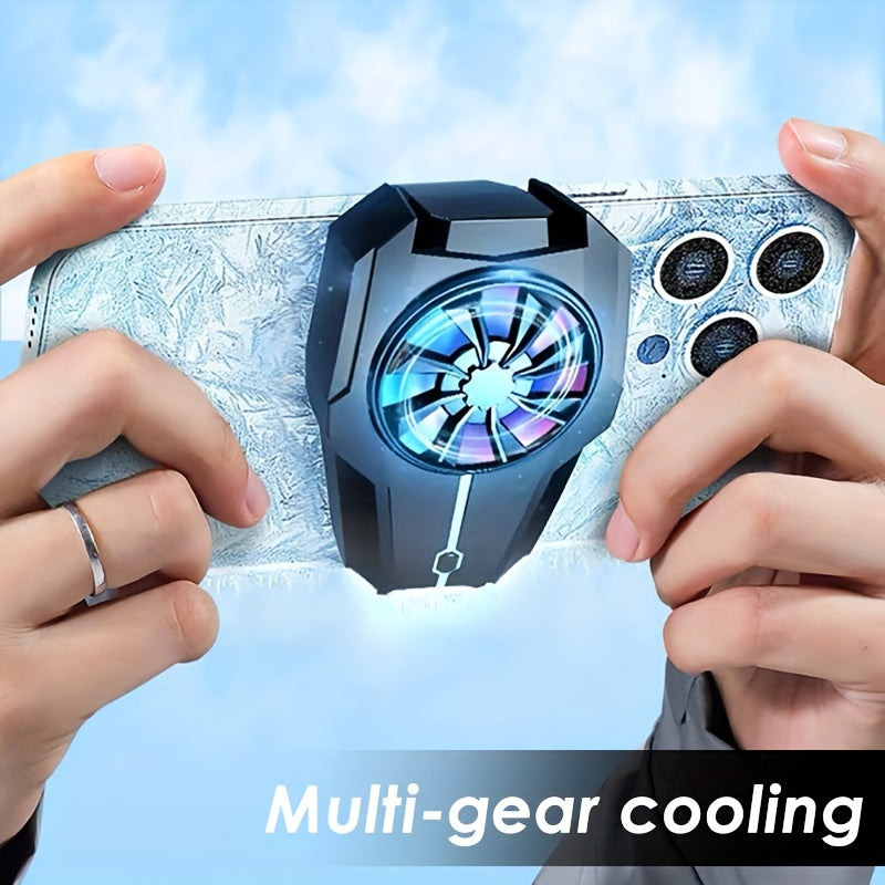 Supreme Gaming Radiator - Dual Cooling System for Ultimate Performance - Fits All iPhones & Androids, RGB Lights, USB Charging - Universal Smartphone Compatibility