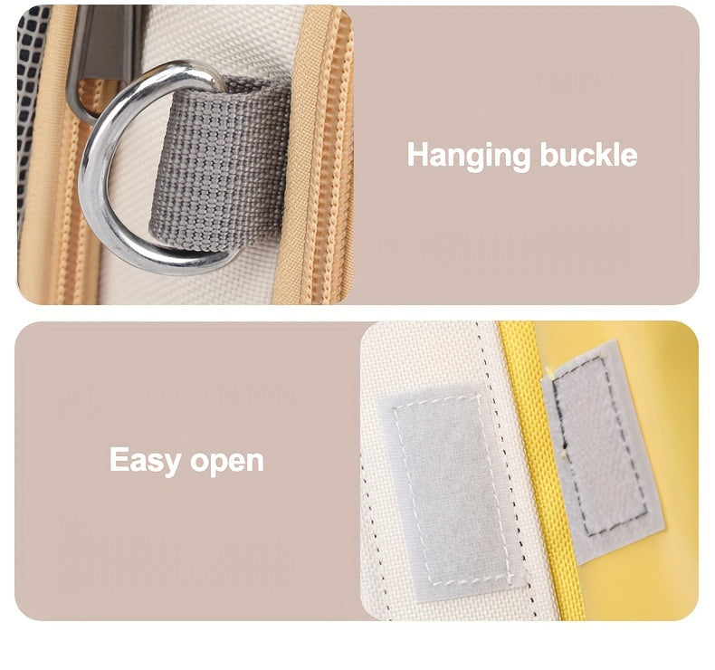 Lightweight Portable And Foldable Pet Cat Carrier, Breathable, And Durable