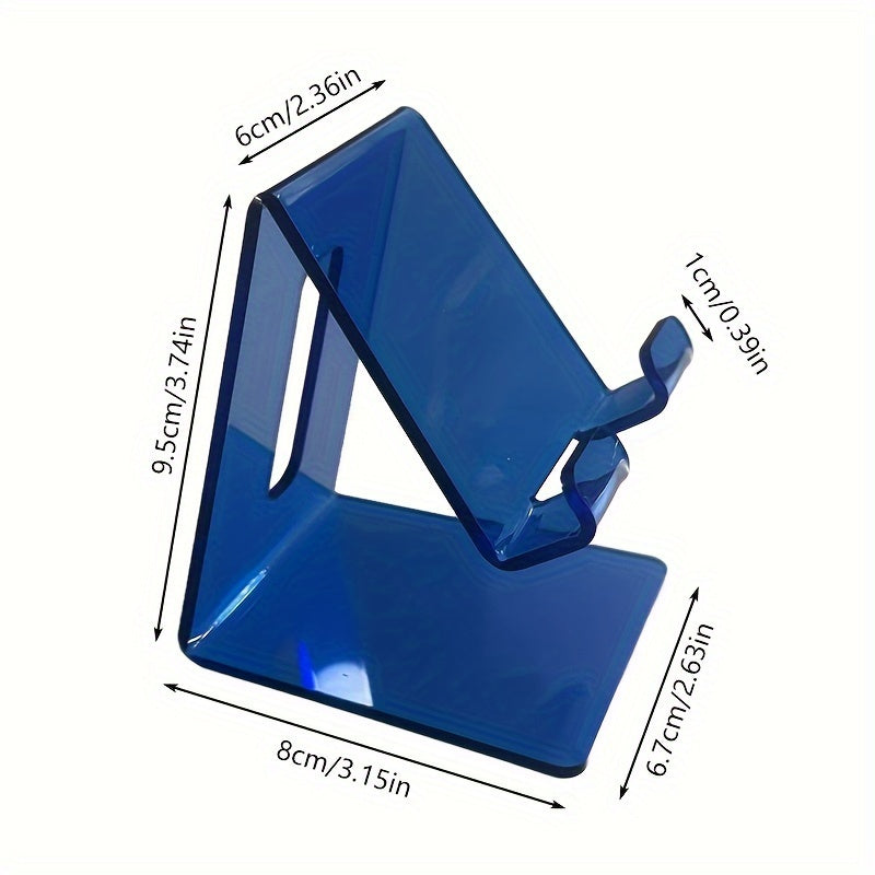 Sturdy Acrylic Smartphone Stand - Universally Fits 4-8 Devices - Perfect Desk Organizer for Office & Home Use
