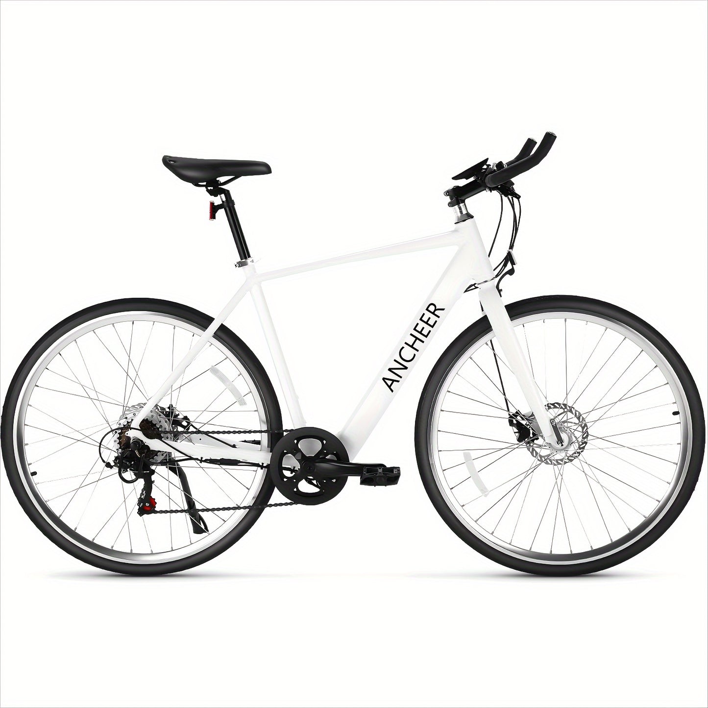 700C Electric Road Bike - 350W Motor Men Electric Bike Long Range, 36V 6.8Ah Battery Electric Motorcycle, Fast 3-Hour Charging Electric Scooter, Lightweight Frame, Bullhorn Handlebars Women Electric Bike - Perfect For Men & W