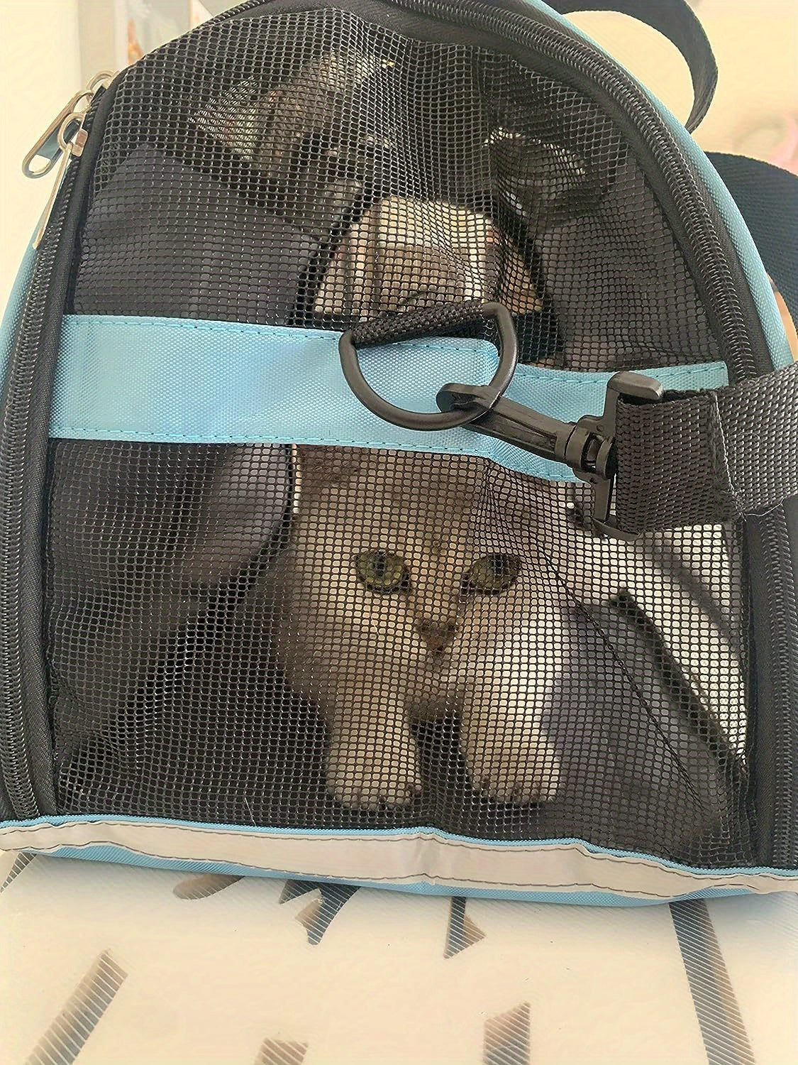 Airline Approved Cat Carrier Dog Carrier Pet Carrier - Soft-Sided Foldable Pet Bag With Breathable Mesh For Small Medium Cats Dogs Rabbit - For Pet Owners - Suitable for Travel & Vet Visits - Perfect Gift for Animal Lovers