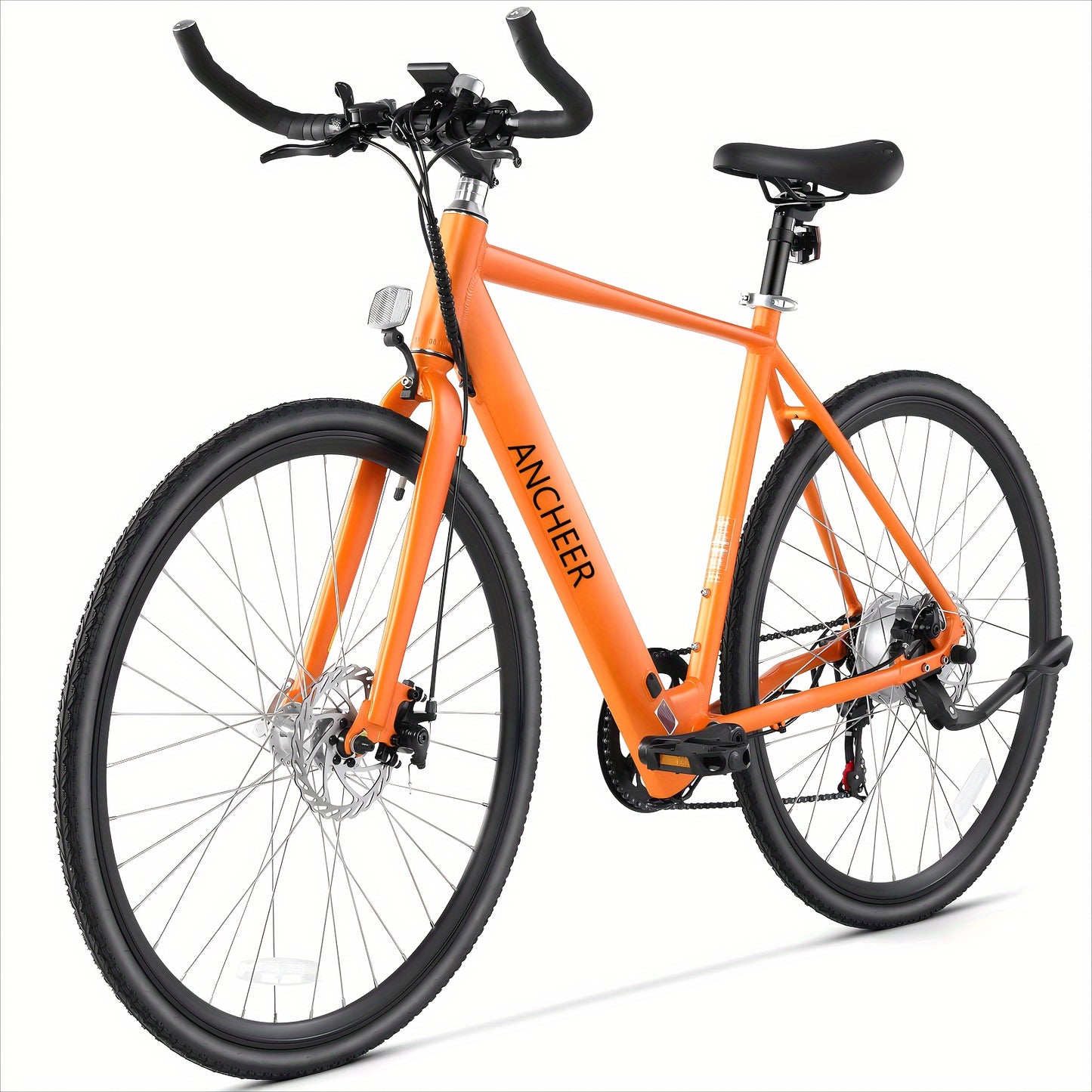 700C Electric Road Bike - 350W Motor Men Electric Bike Long Range, 36V 6.8Ah Battery Electric Motorcycle, Fast 3-Hour Charging Electric Scooter, Lightweight Frame, Bullhorn Handlebars Women Electric Bike - Perfect For Men & W