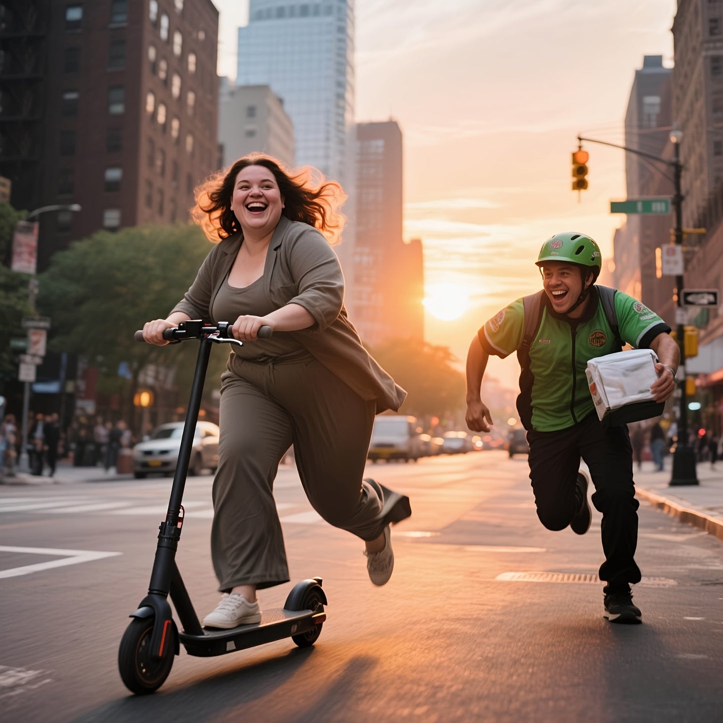 LADPED Multiple Models Folding Electric Scooter, Rated 350W/500W Motor Optional, 5.2AH-14.5AH Battery, with 8.5-10inches Anti-skid Solid Tires, Scooter Electric with Long Range, 15-20MPH Speed Foldable Commuting E-Scooter for