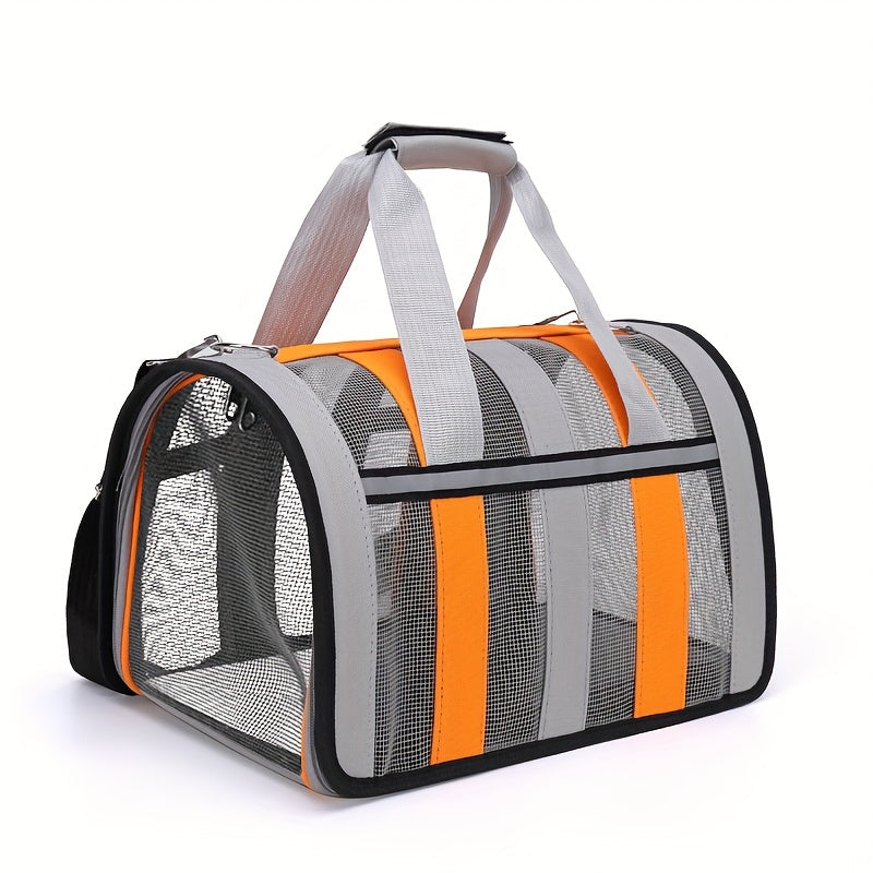 Dog Carrier, Cat Carriers, Airline Approved Pet Carrier, For Small Medium Dogs Cats Puppies, Collapsible Soft Sided Travel Puppy Carrier Bag