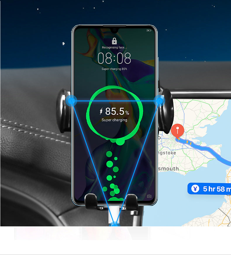 For Porsche 911 2019 2020-2022 2023 Car Phone Holder Wireless Charging Bracket Dedicated Fixed Base Auto Interior Accessories