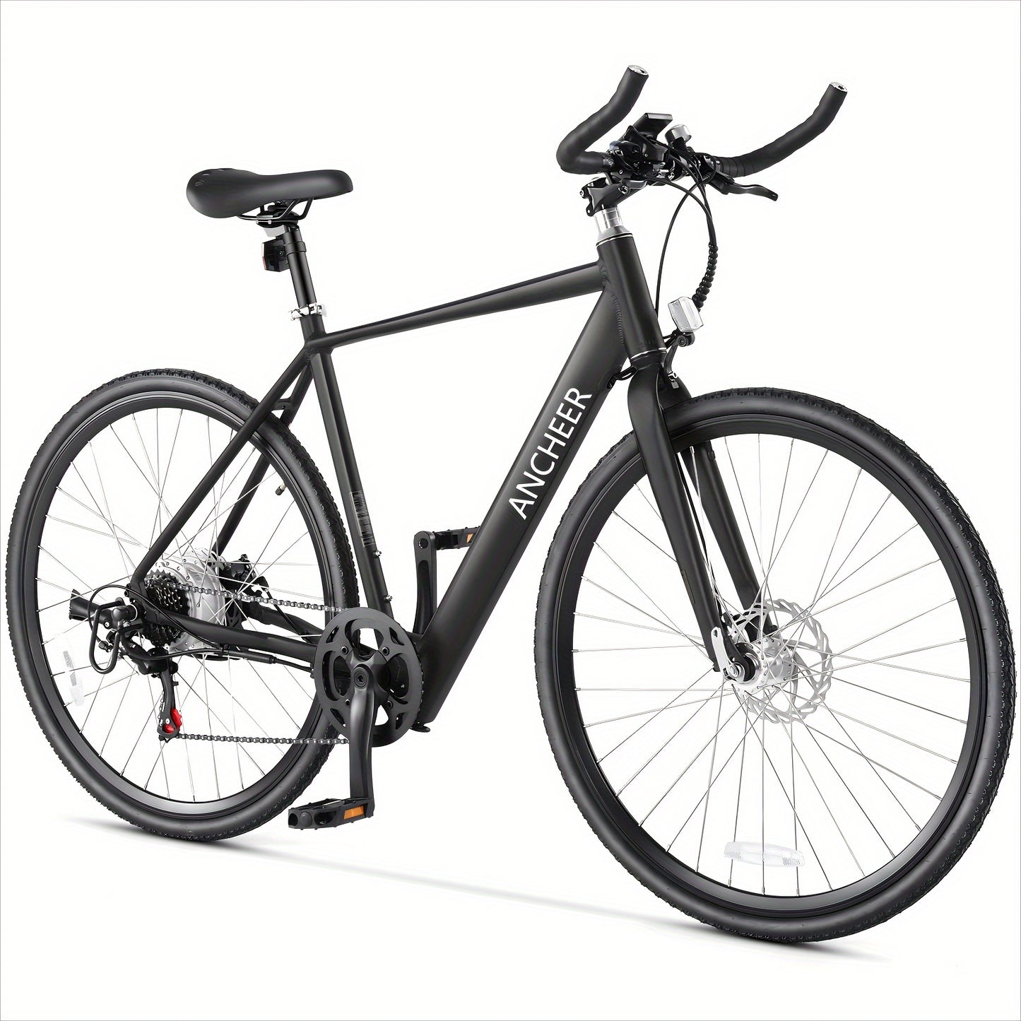 700C Electric Road Bike - 350W Motor Men Electric Bike Long Range, 36V 6.8Ah Battery Electric Motorcycle, Fast 3-Hour Charging Electric Scooter, Lightweight Frame, Bullhorn Handlebars Women Electric Bike - Perfect For Men & W