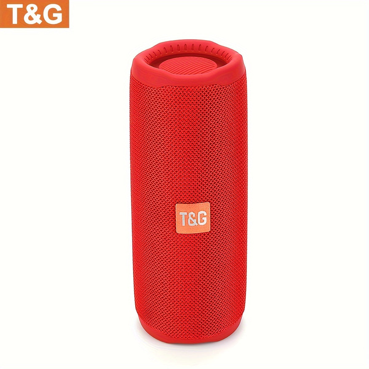 [Wireless Speaker] T&G 365 Wireless Speaker - Portable Wireless Speaker with LED Light, Built-in Microphone, Surround Sound - Supports Audio Cable, Micro SD/TF Card, PC, Smartphone or Tablet, USB Port, Tabletop Mounting, Butt