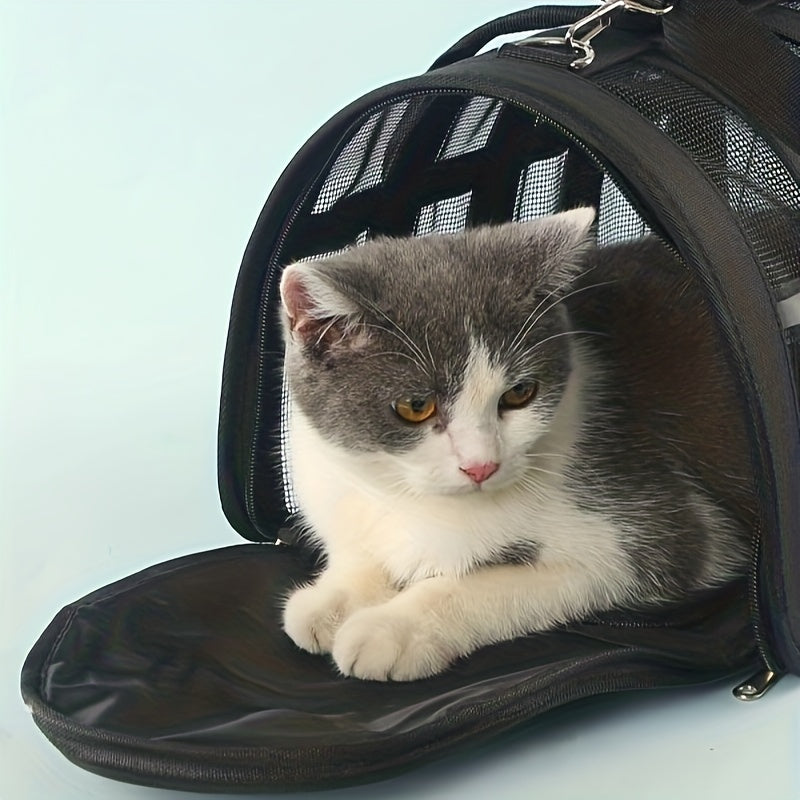 Dog Carrier, Cat Carriers, Airline Approved Pet Carrier, For Small Medium Dogs Cats Puppies, Collapsible Soft Sided Travel Puppy Carrier Bag