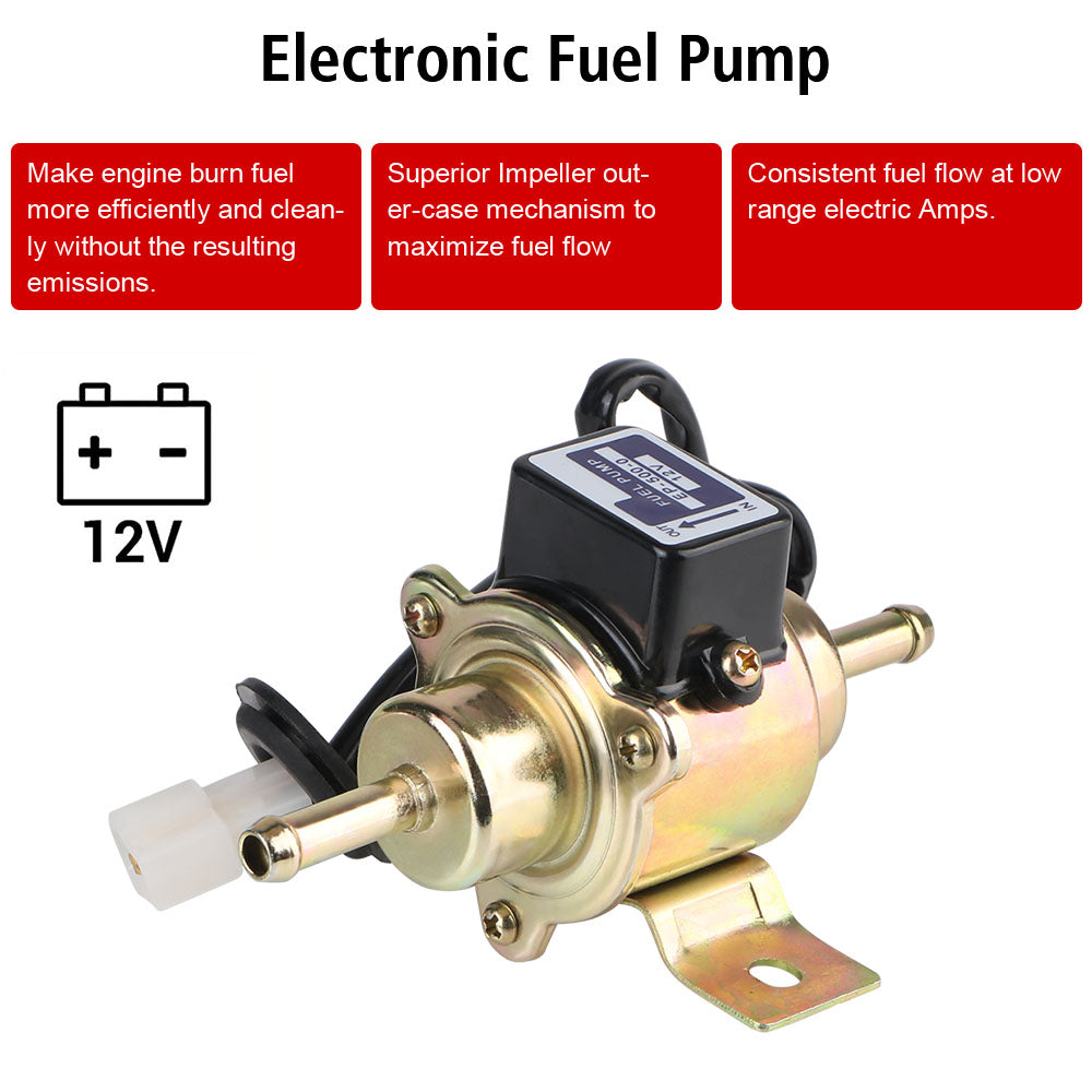 Automobile Electronic Pump Car accessories Car Oil Fuel Pump Universal Gasoline and Diesel Pump DC 12V