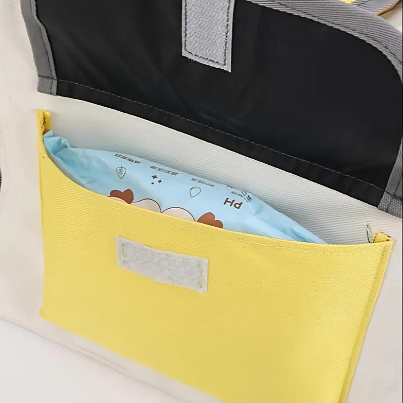 1pc Portable Pet Carrier Bag, Fashionable & Ventilated, Foldable Single Shoulder Space Capsule For Cats & Small Dogs, Easy Travel