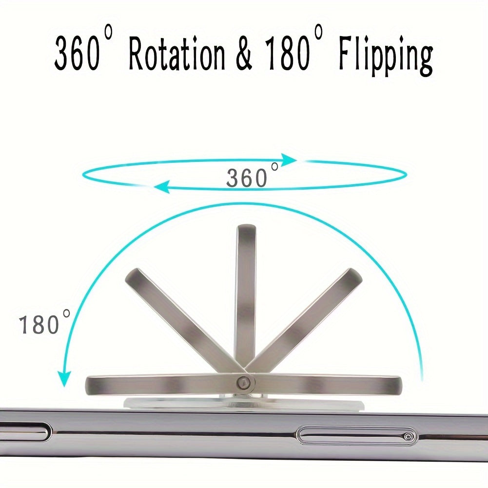 1pc Star and Moon Cell Phone Ring Holder Stand, cool Design Lightweight And Convenient 360-Degree Rotation Universal Smartphone Round Ring Holder, Compatible With Smartphones And Tablets