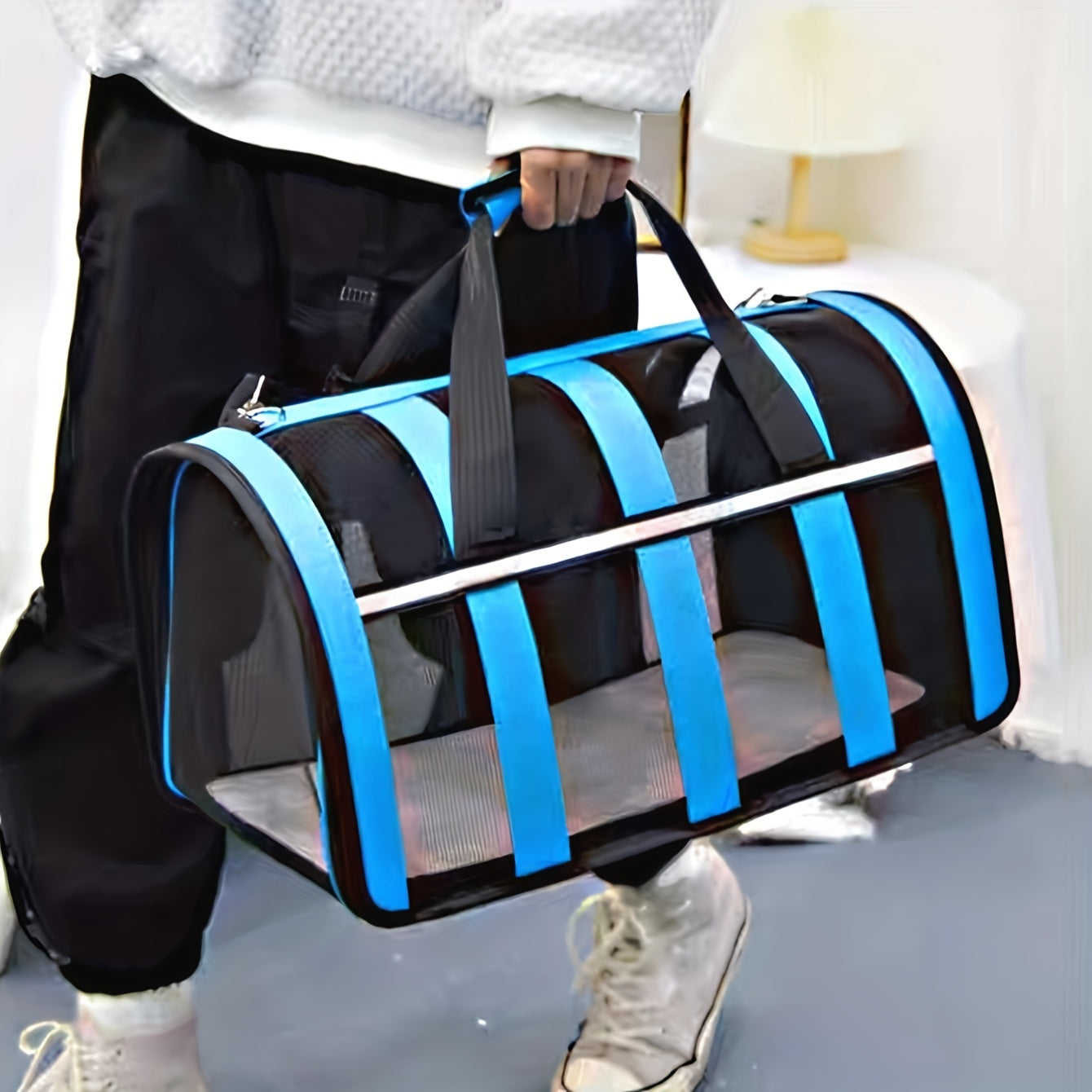 Dog Carrier, Cat Carriers, Airline Approved Pet Carrier, For Small Medium Dogs Cats Puppies, Collapsible Soft Sided Travel Puppy Carrier Bag