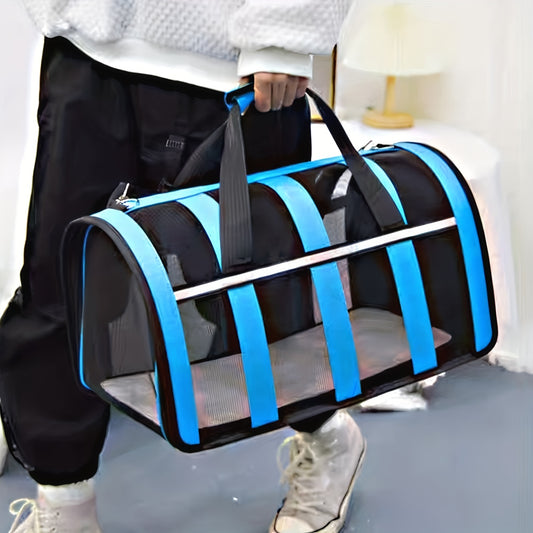 Dog Carrier, Cat Carriers, Airline Approved Pet Carrier, For Small Medium Dogs Cats Puppies, Collapsible Soft Sided Travel Puppy Carrier Bag