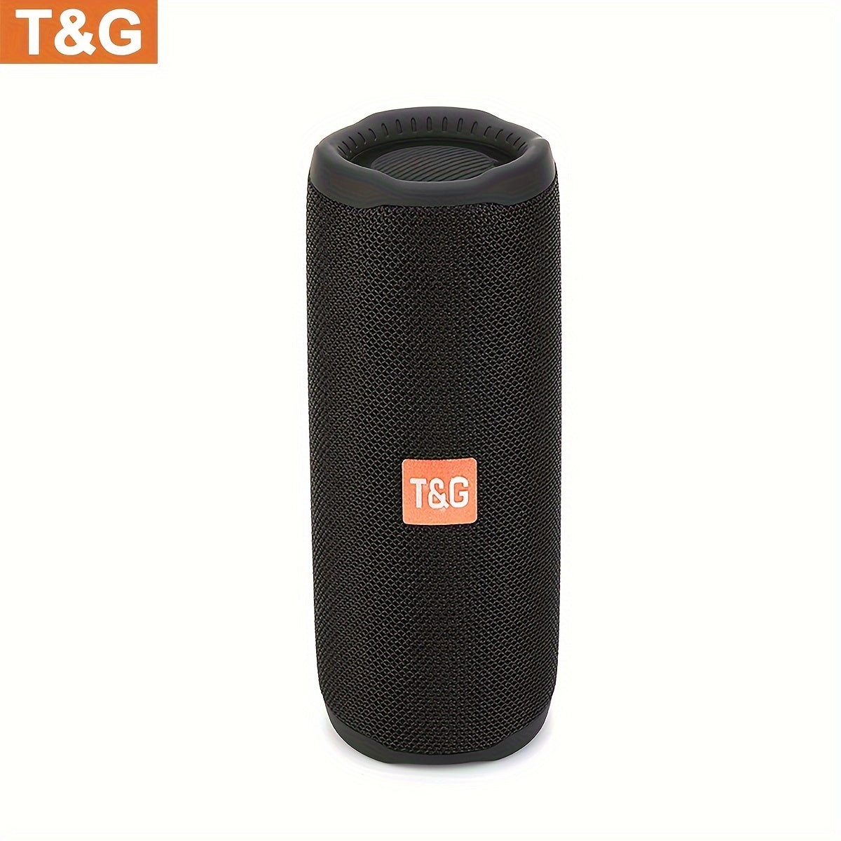 [Wireless Speaker] T&G 365 Wireless Speaker - Portable Wireless Speaker with LED Light, Built-in Microphone, Surround Sound - Supports Audio Cable, Micro SD/TF Card, PC, Smartphone or Tablet, USB Port, Tabletop Mounting, Butt